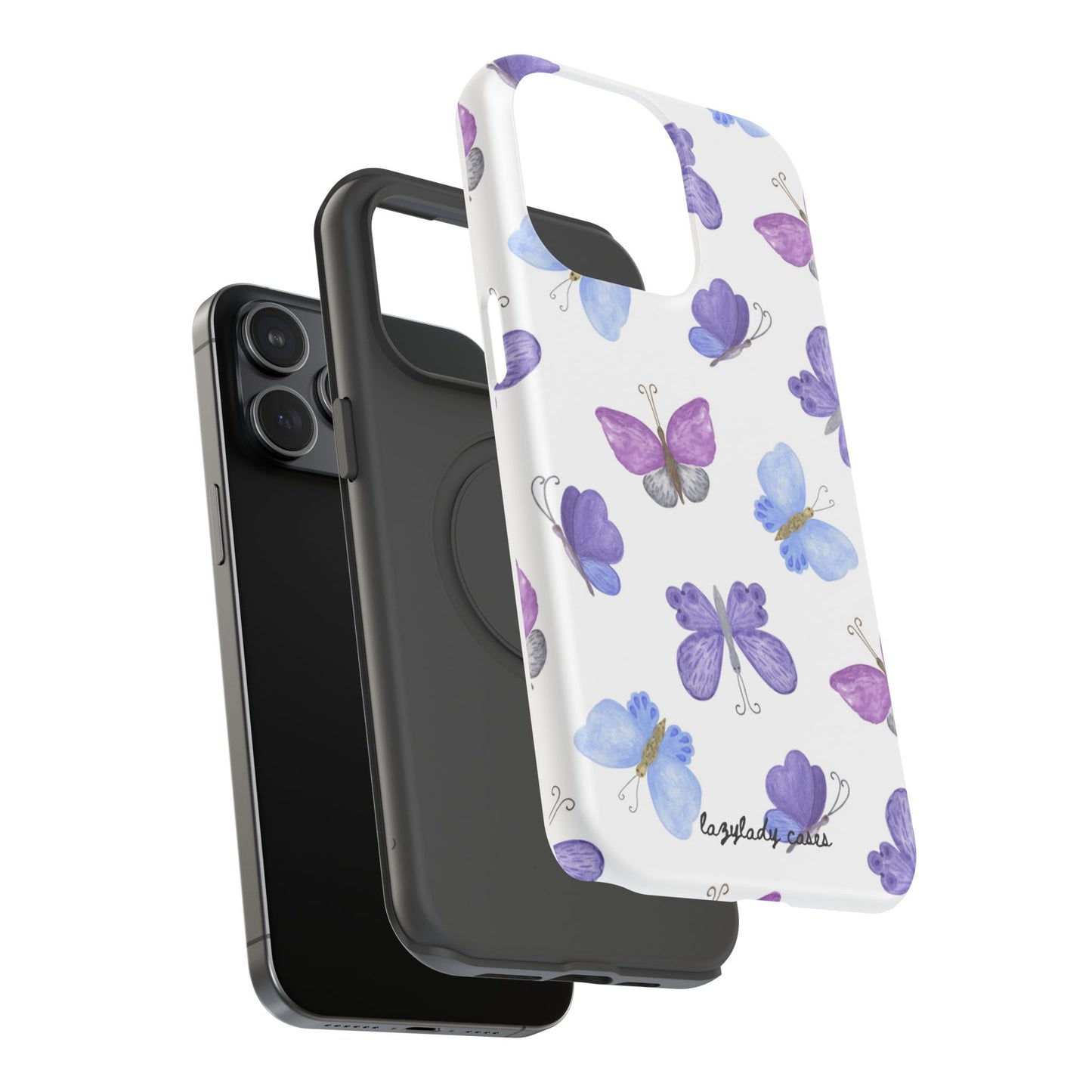 Butterfly Impact-Resistant Phone Case - Stylish & Durable Protection