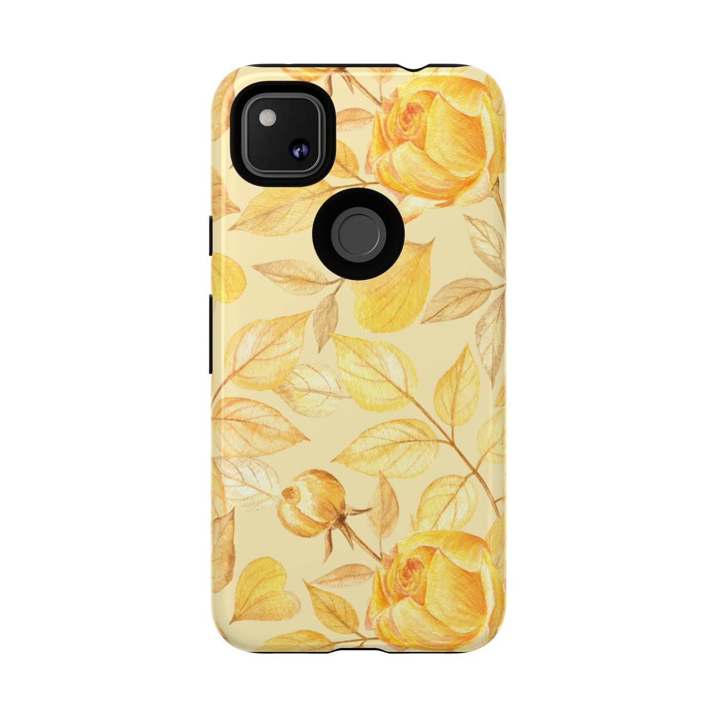 Yellow Dusk Tough Phone Case - Yellow Rose Design