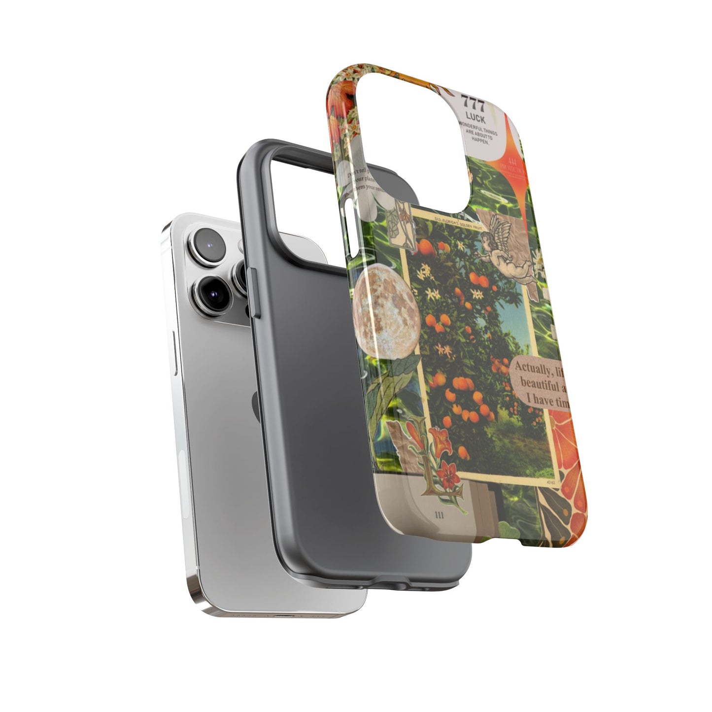 Tough Cases - Vibrant iPhone Case for Nature Lovers, Floral Phone Cover, Eco-Friendly, Inspirational Gift, Unique Phone Accessory