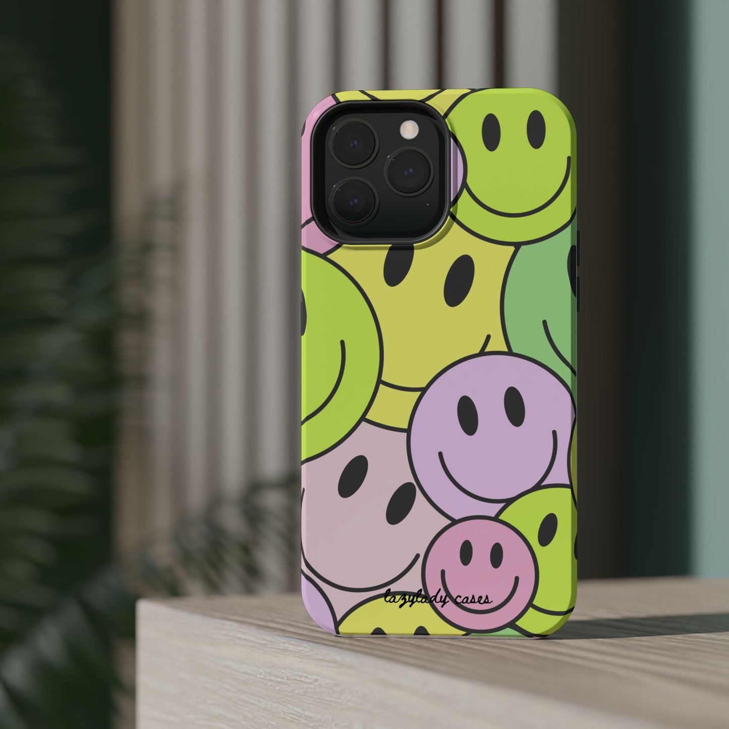 Colorful Smiley Face Magnetic Tough Case for Fun-Loving Individuals