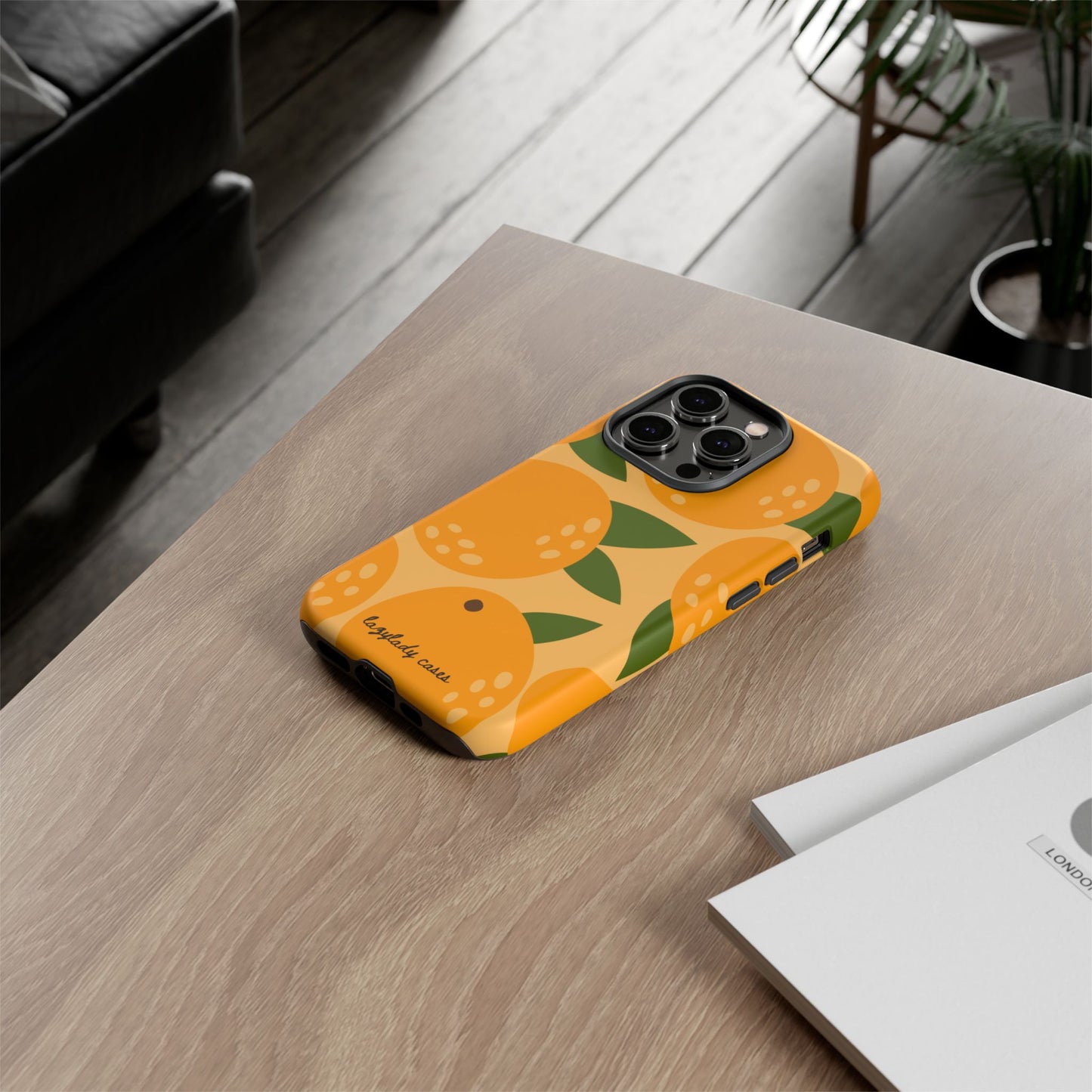 Citrus Orange Phone Case - Tough, Stylish Protection for Fruit Lovers