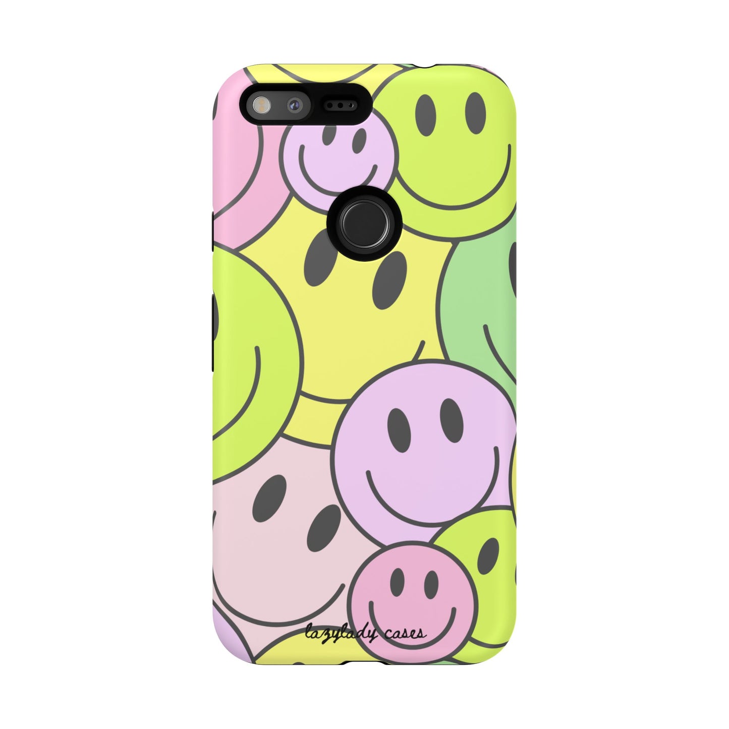 Colorful Smile Face Phone Case - Tough Protection & Fun Design