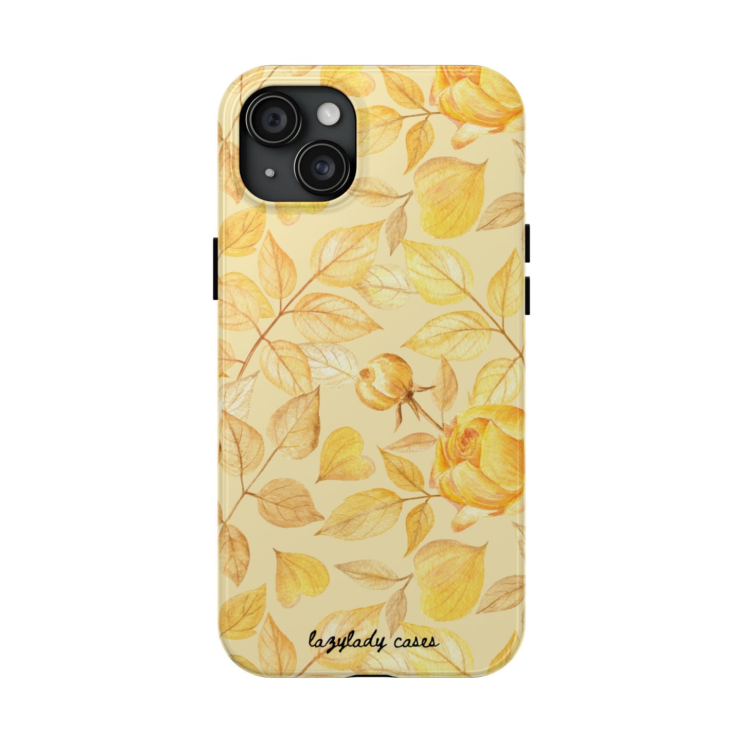 Yellow Dusk Tough Phone Case – Durable Protection with Yellow Roses Design