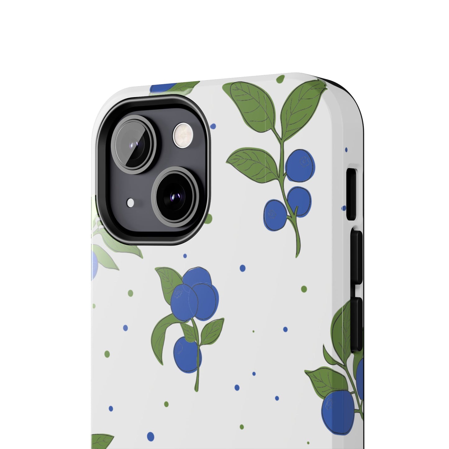 Blueberry Tough Phone Case - Durable Berry Design for Everyday Protection