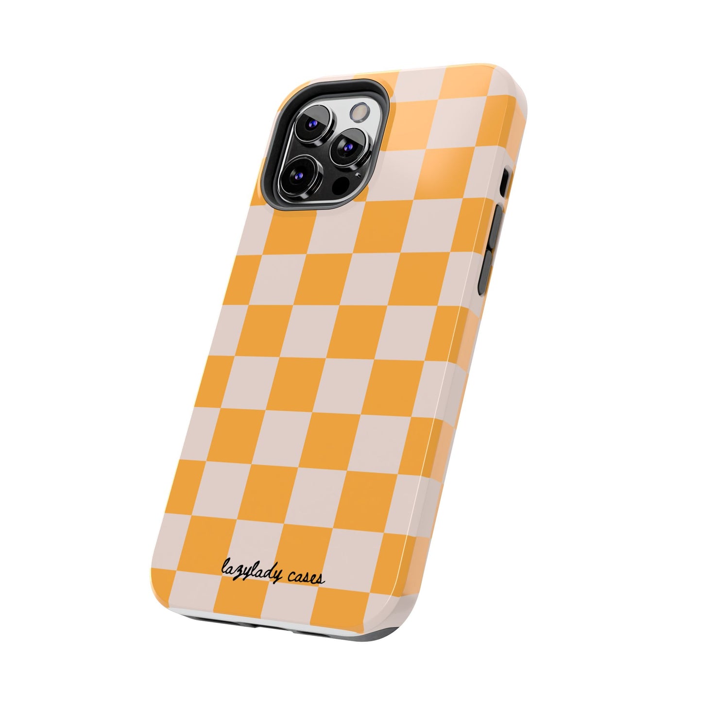 Bright Checkerboard Tough Phone Case - Stylish & Durable Protection