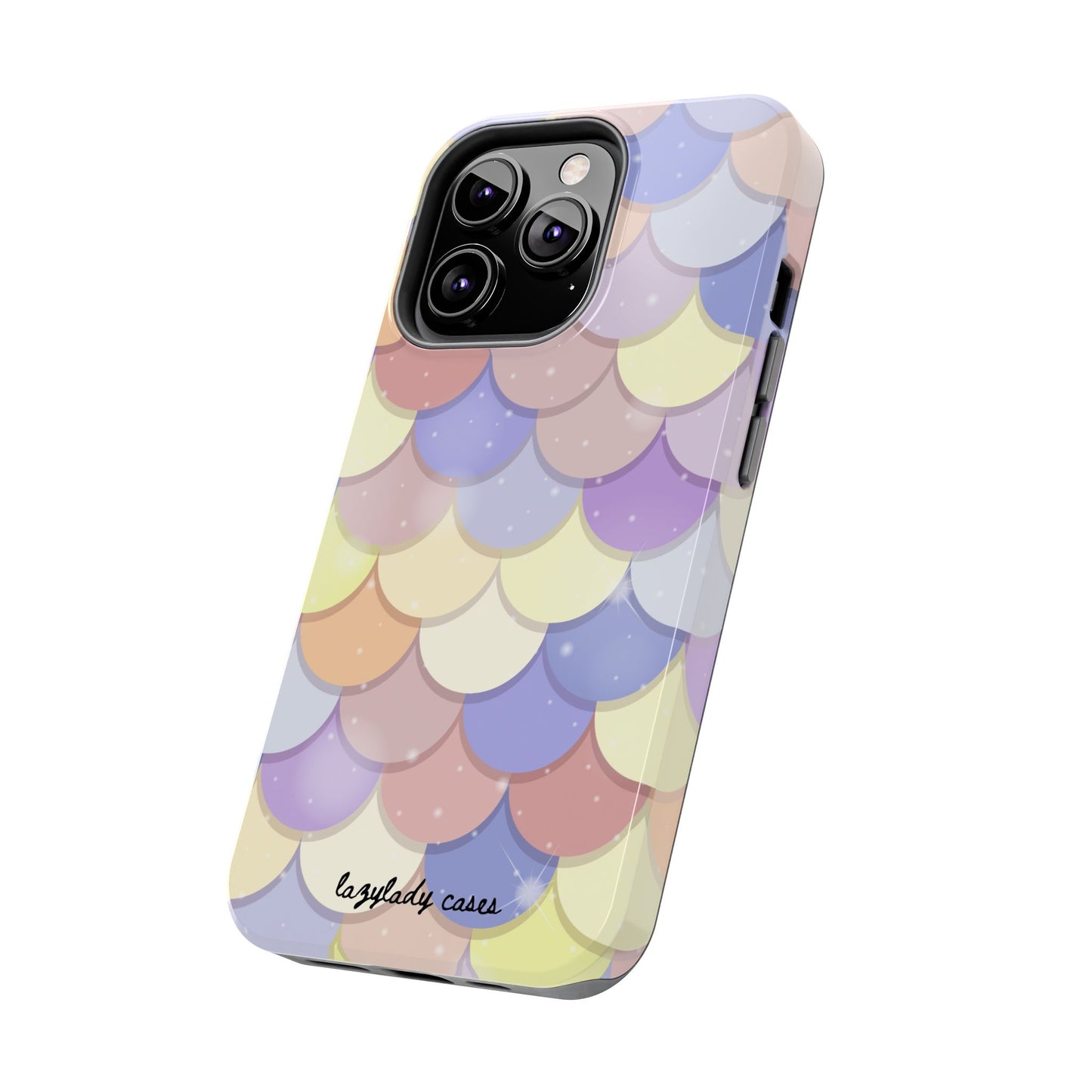 Mermaid Scale Tough Phone Case - Durable Protection with Colorful Design