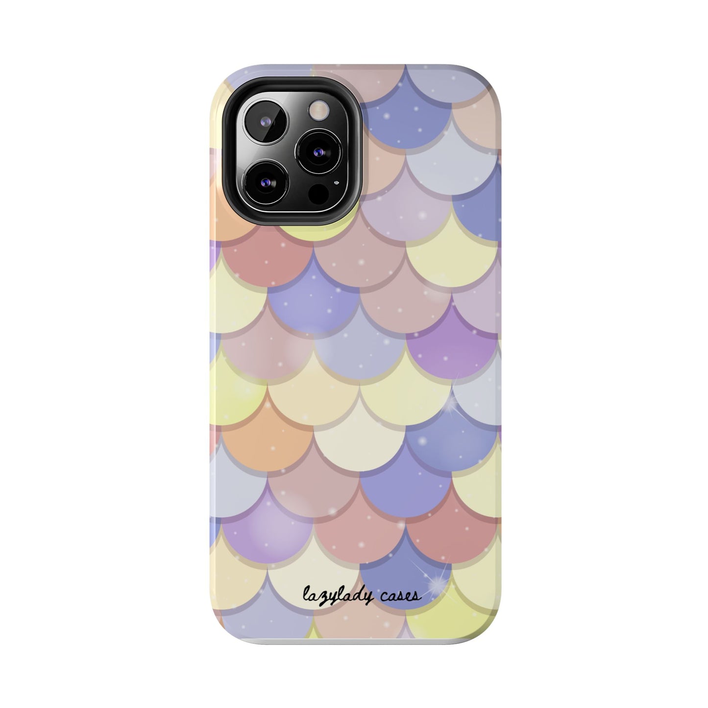 Mermaid Scale Tough Phone Case - Durable Protection with Colorful Design