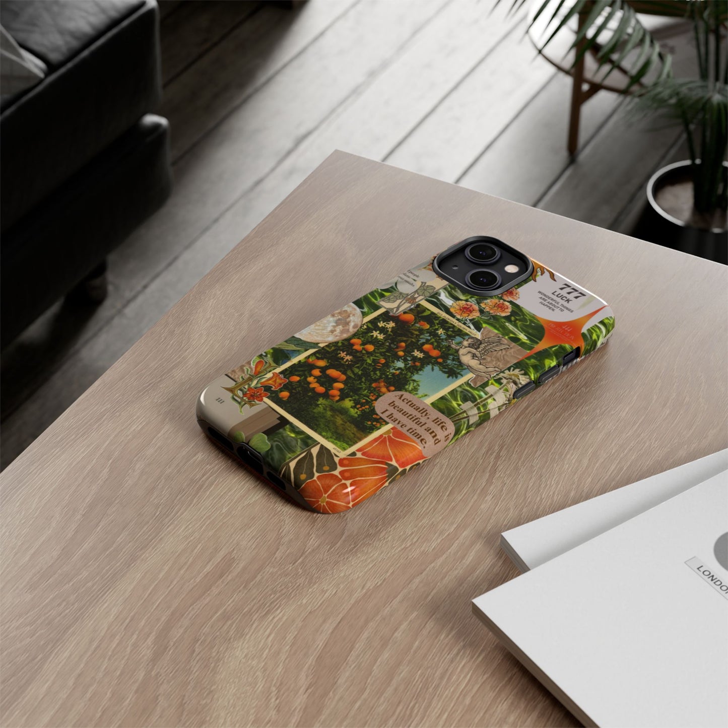 Tough Cases - Vibrant iPhone Case for Nature Lovers, Floral Phone Cover, Eco-Friendly, Inspirational Gift, Unique Phone Accessory
