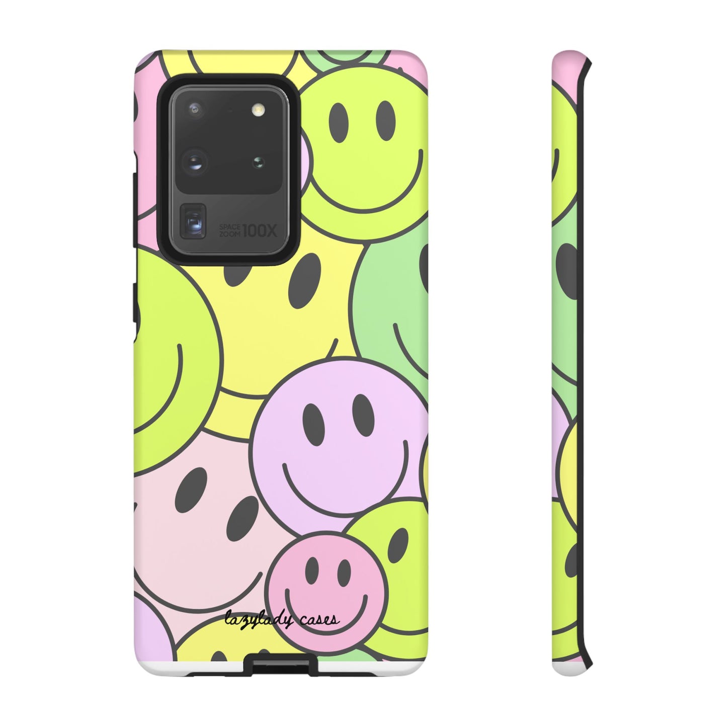 Colorful Smile Face Phone Case - Tough Protection & Fun Design