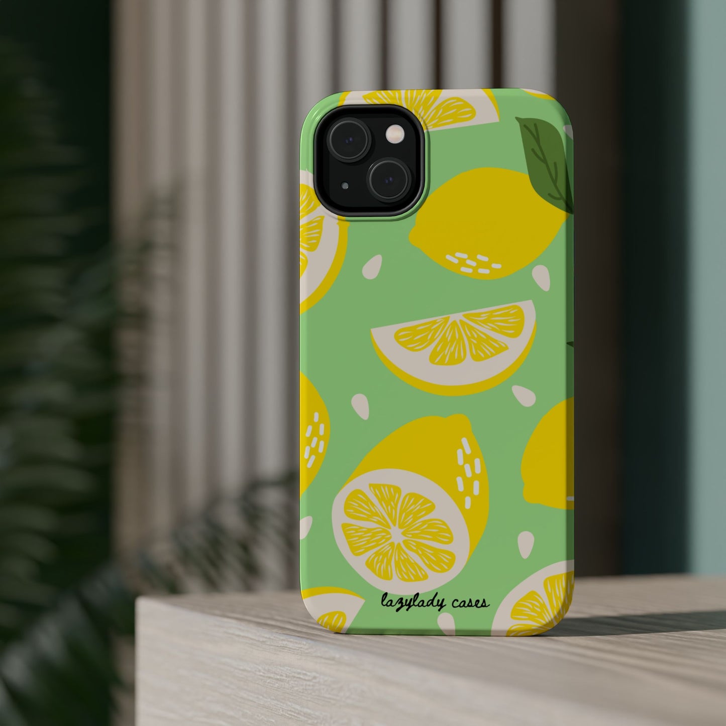 Lemonade Vibe Magnetic Phone Case - Bright Citrus Design for Summer Fun