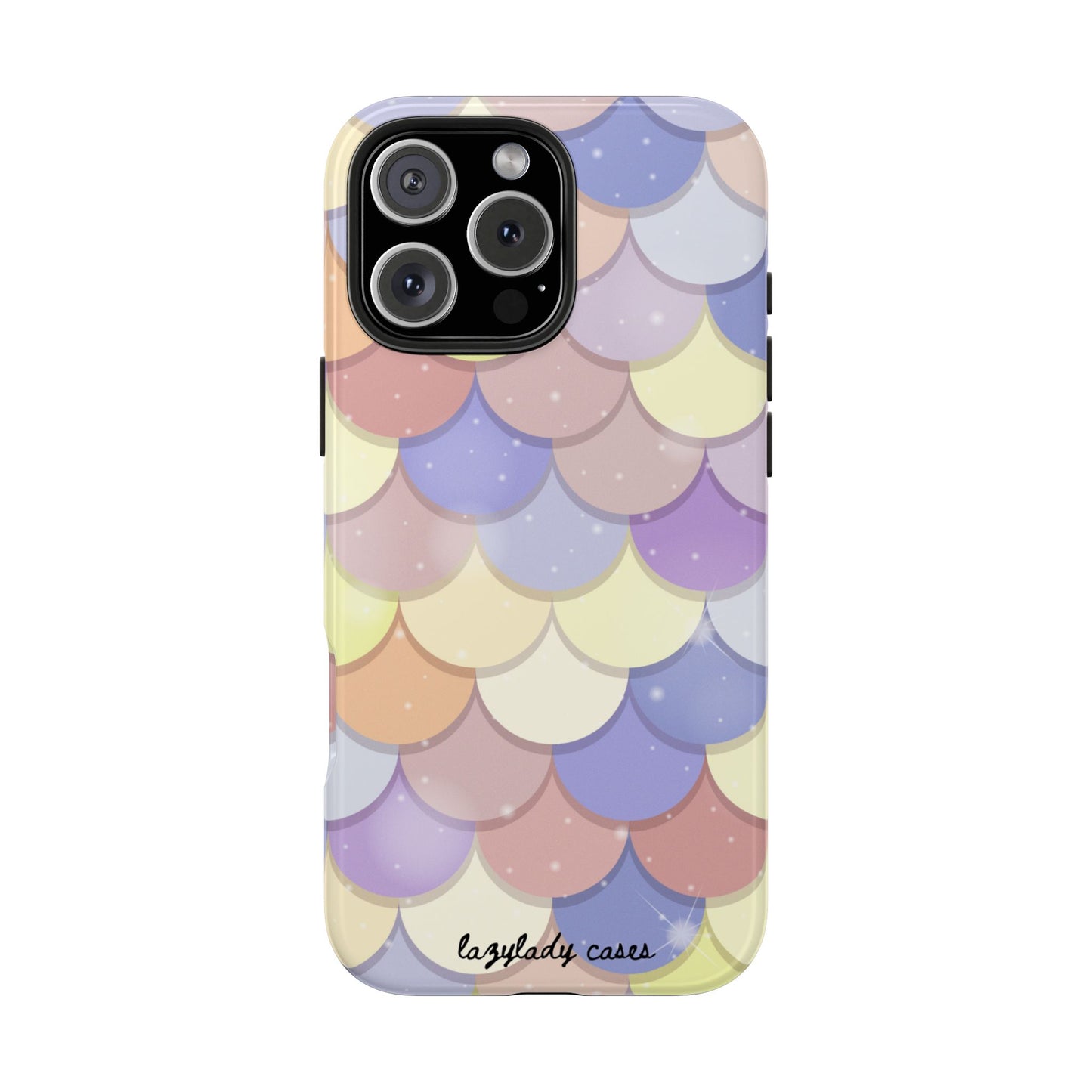 Mermaid Scale Tough Phone Case - Durable Protection with Colorful Design