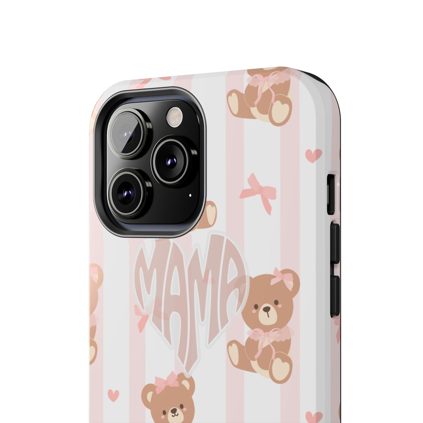 Cute Bear Mama Phone Case - Stylish Tough Case for Moms