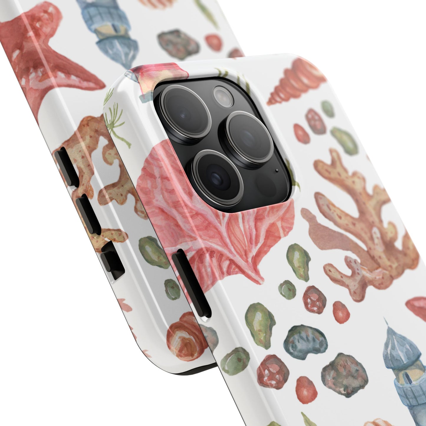 Coastal Art Tough Phone Cases - Stylish Beach Vibes with Lighthouse Design