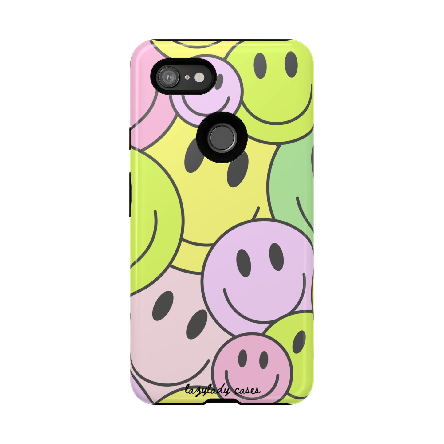 Colorful Smile Face Phone Case - Tough Protection & Fun Design