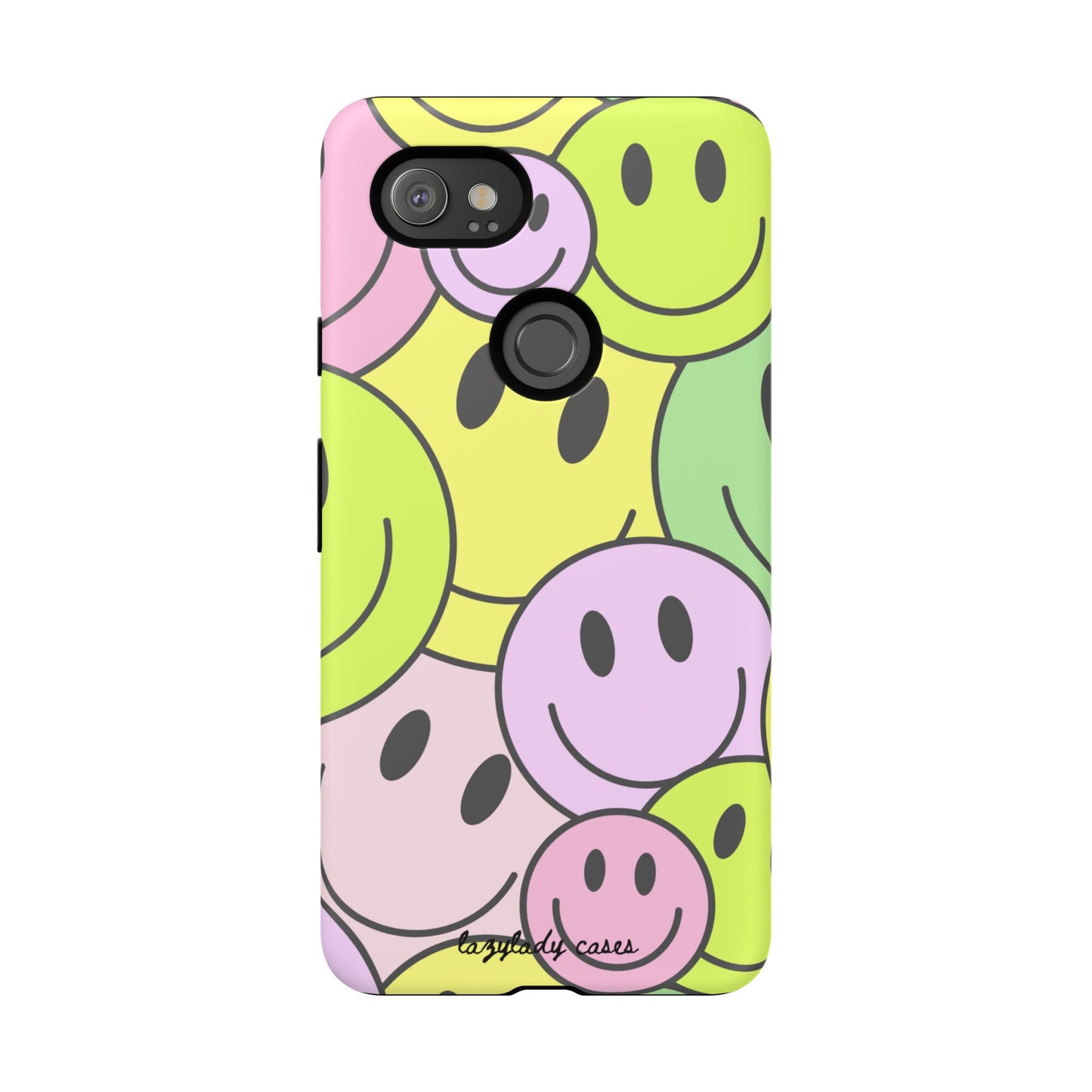 Colorful Smile Face Phone Case - Tough Protection & Fun Design