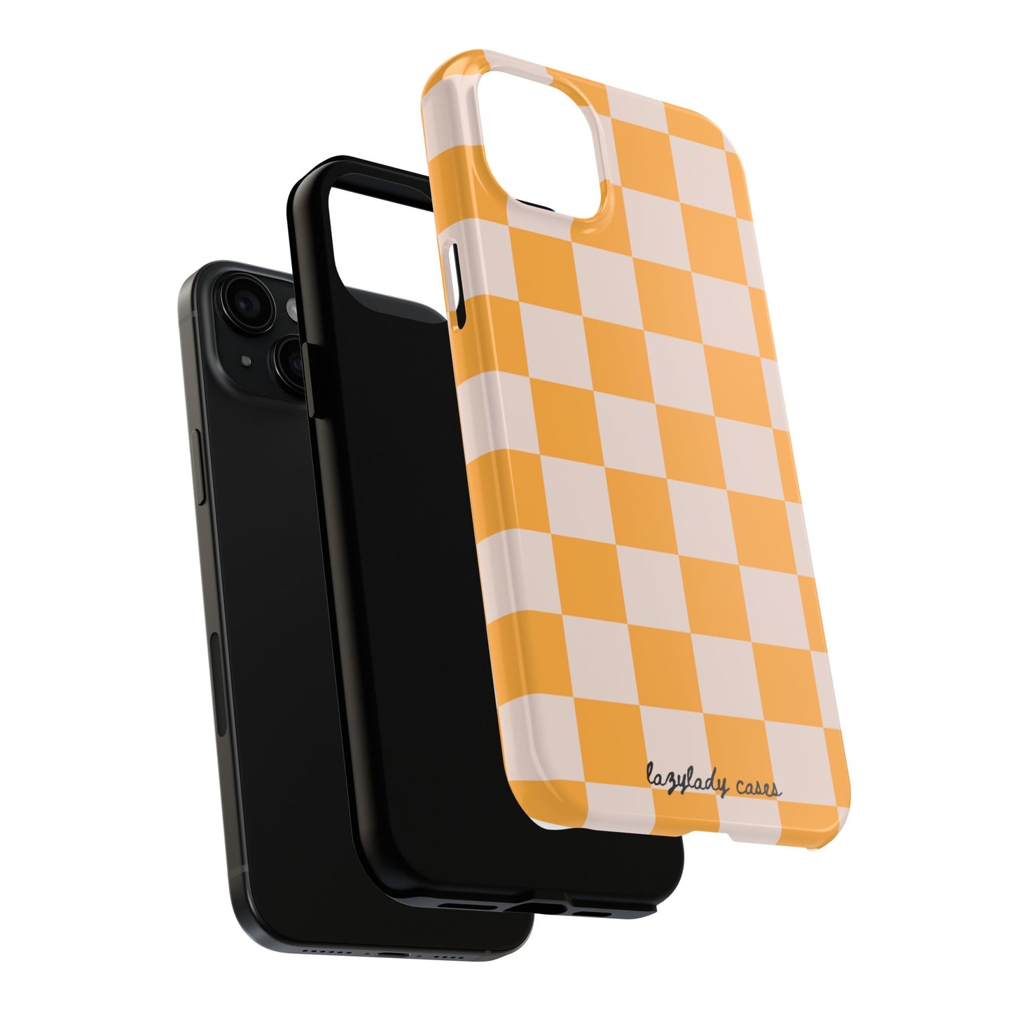 Bright Checkerboard Tough Phone Case - Stylish & Durable Protection