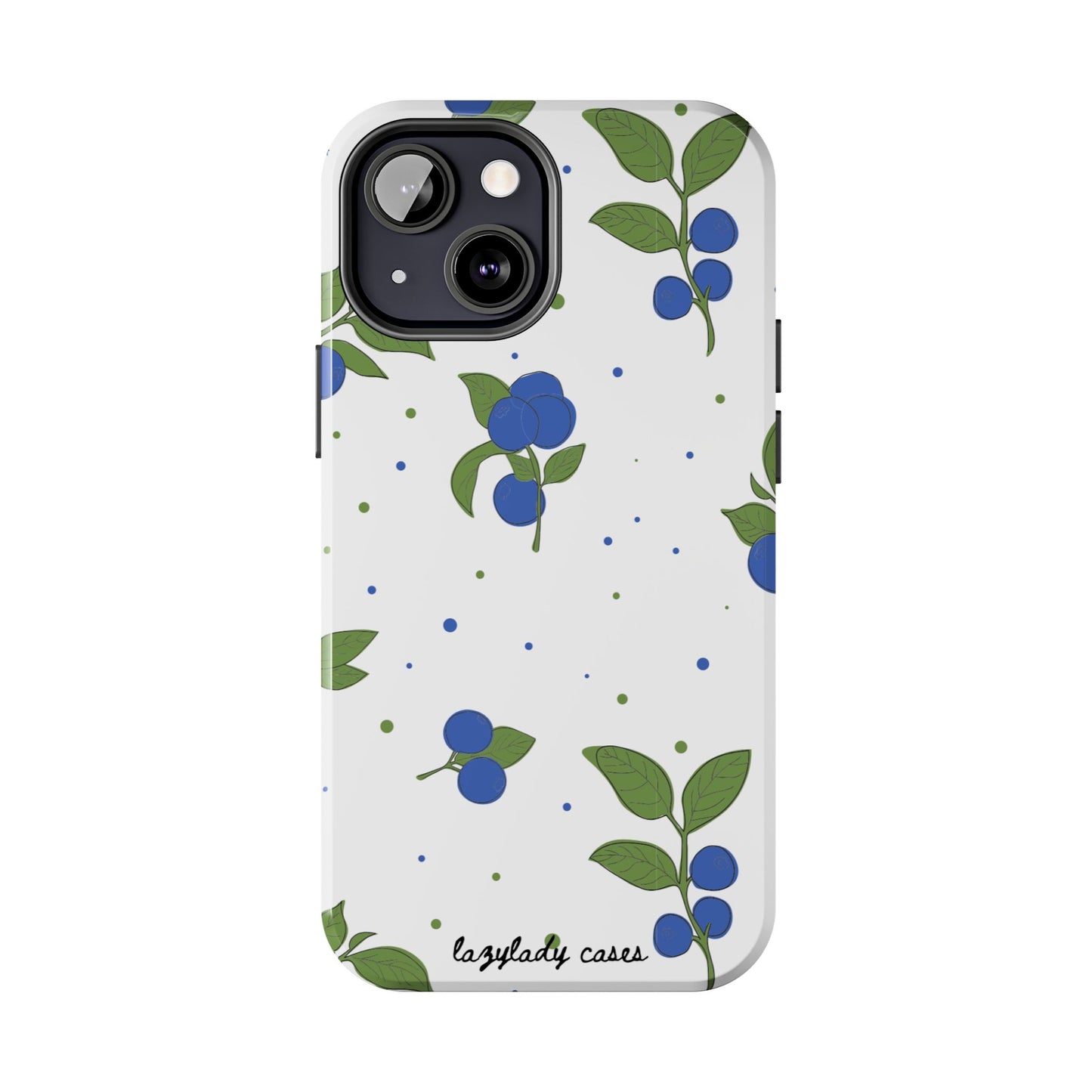 Blueberry Tough Phone Case - Durable Berry Design for Everyday Protection