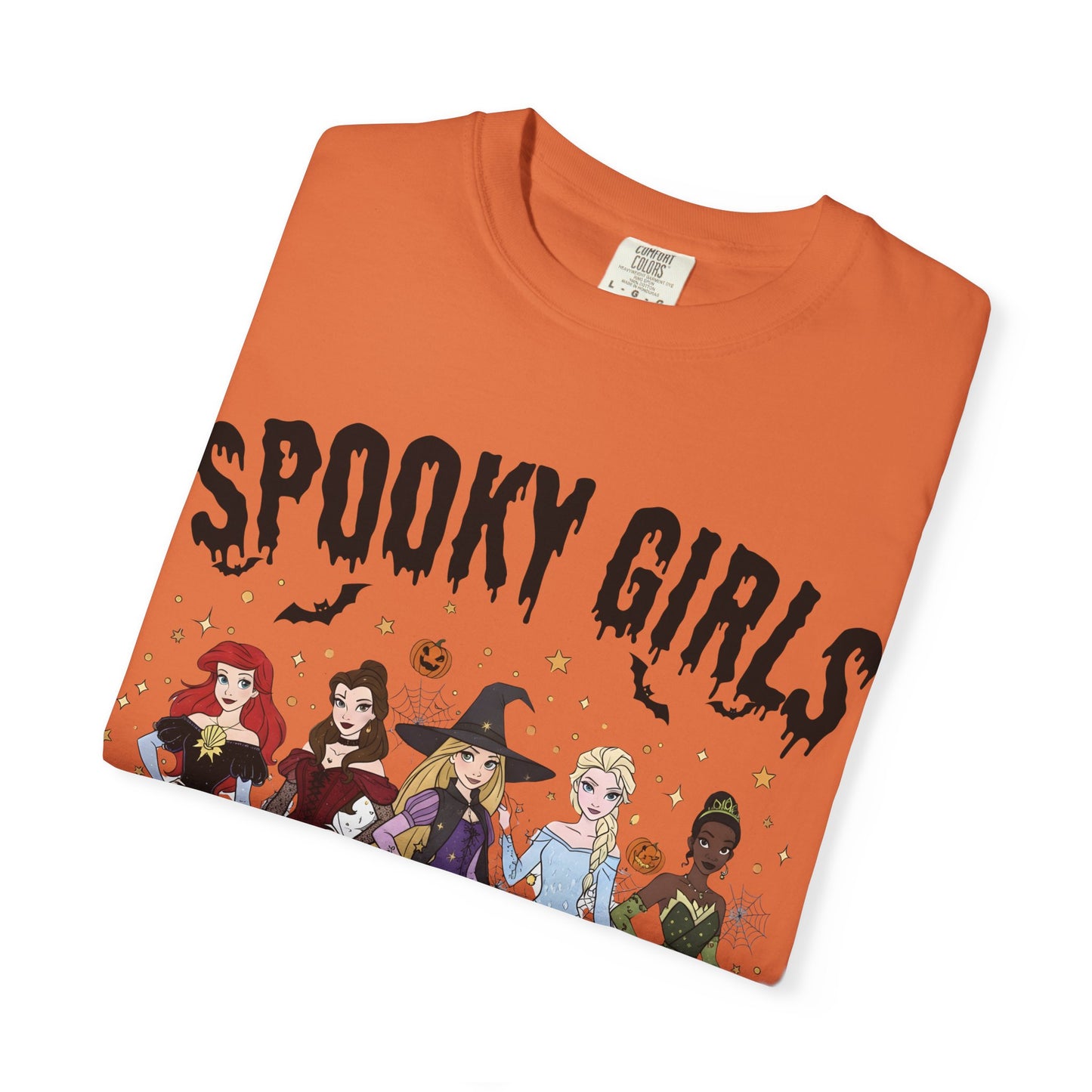 Spooky Girls T-Shirt, Halloween Tee, Unisex Graphic Shirt, Cute Costume Top, Seasonal Apparel, Witchy Fashion
