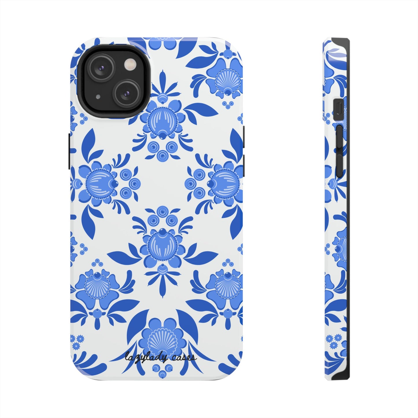 Floral Tough Phone Case - Stylish Protection for Everyday Use