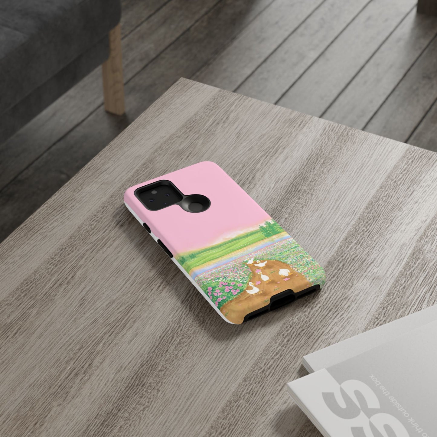 Pastel Floral Phone Case, Tough Cases for Nature Lovers, Cute Phone Accessories, Spring Gifts, Unique Mobile Covers