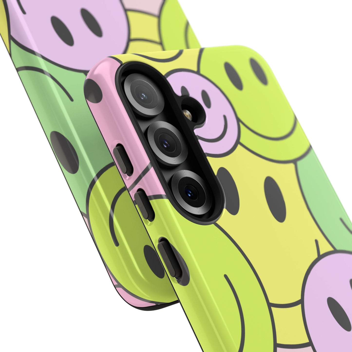 Colorful Smile Face Phone Case - Tough Protection & Fun Design