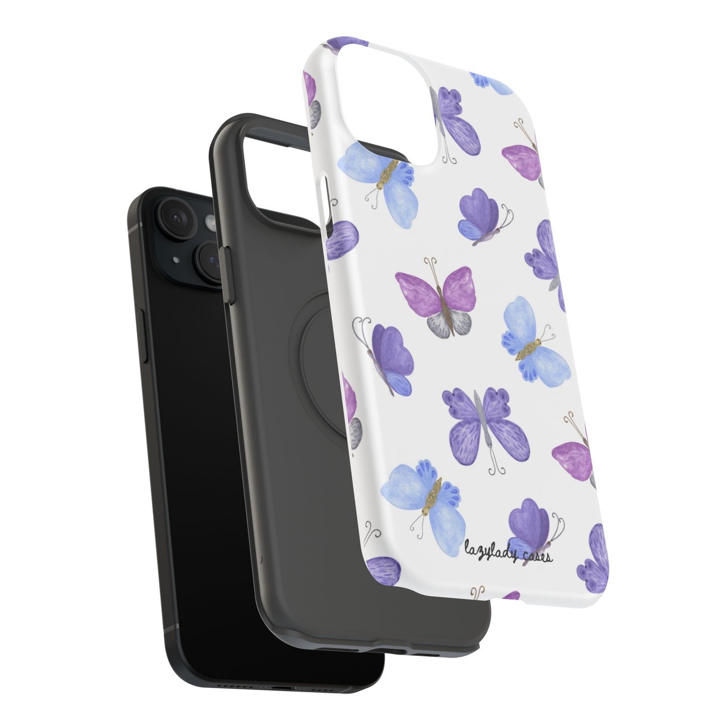 Butterfly Impact-Resistant Phone Case - Stylish & Durable Protection
