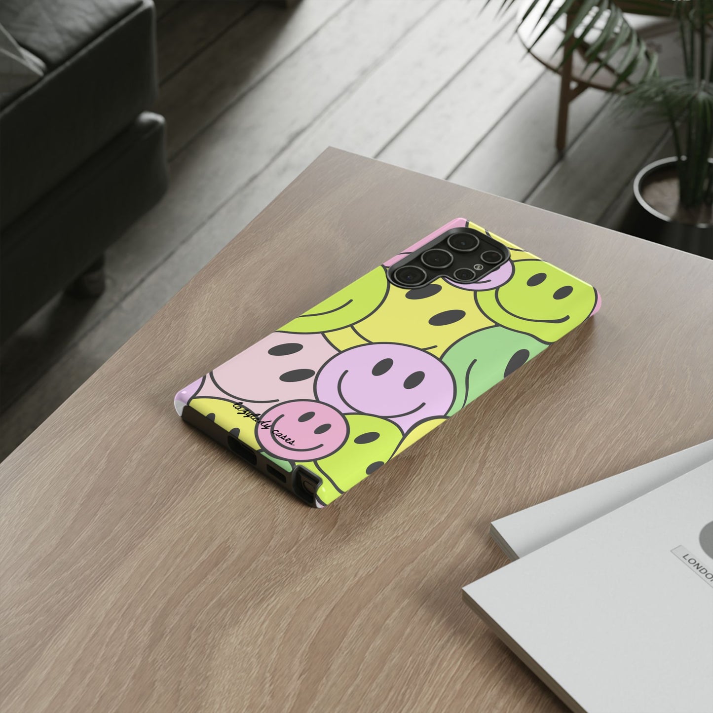 Colorful Smile Face Phone Case - Tough Protection & Fun Design