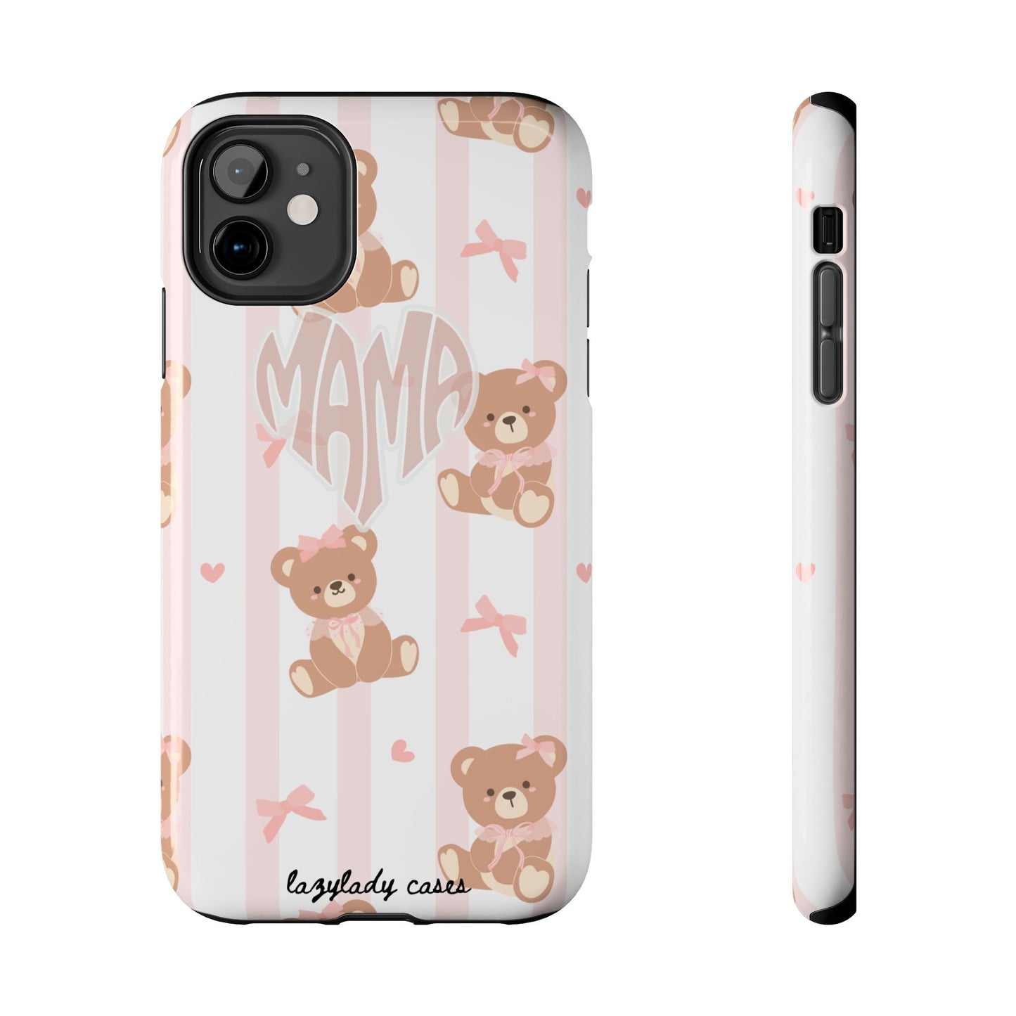 Cute Bear Mama Phone Case - Stylish Tough Case for Moms