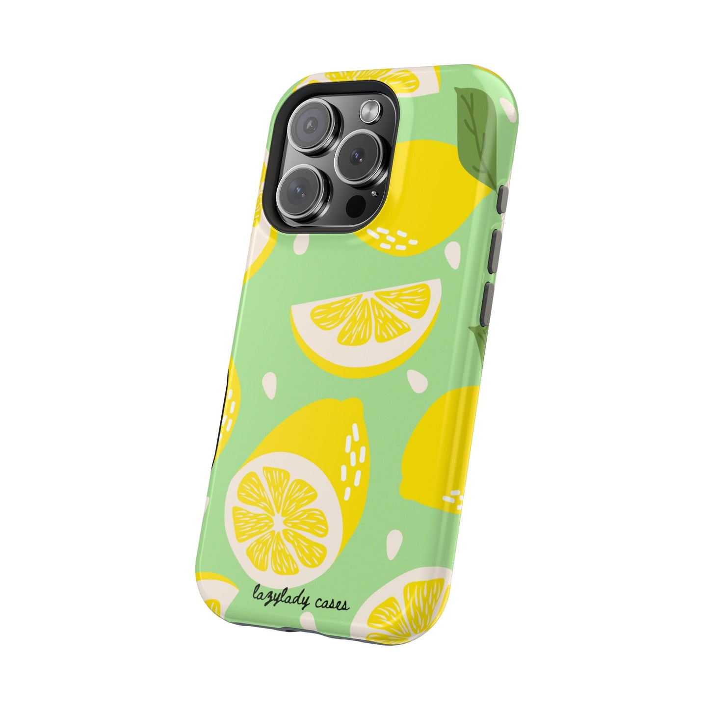 Lemonade Vibe Magnetic Phone Case - Bright Citrus Design for Summer Fun