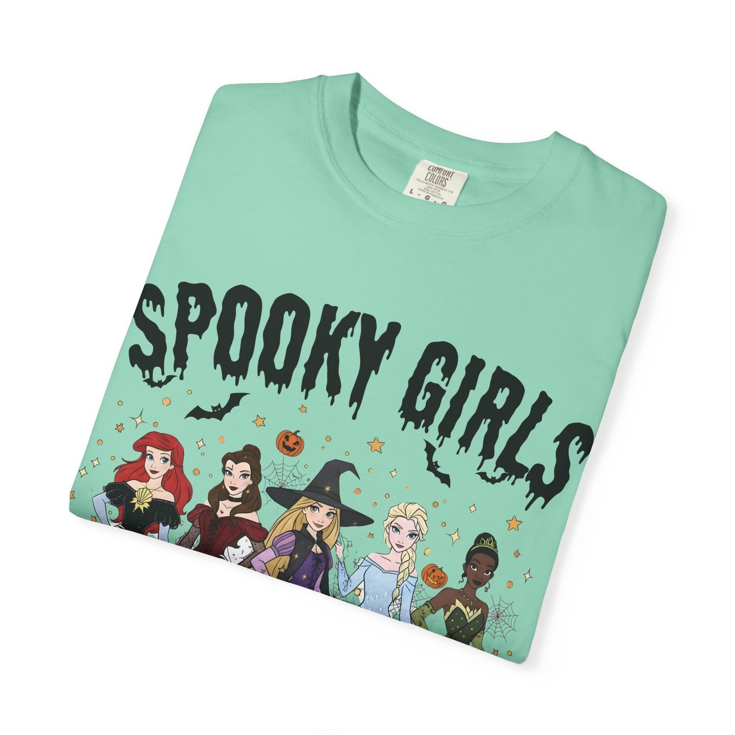 Spooky Girls T-Shirt, Halloween Tee, Unisex Graphic Shirt, Cute Costume Top, Seasonal Apparel, Witchy Fashion