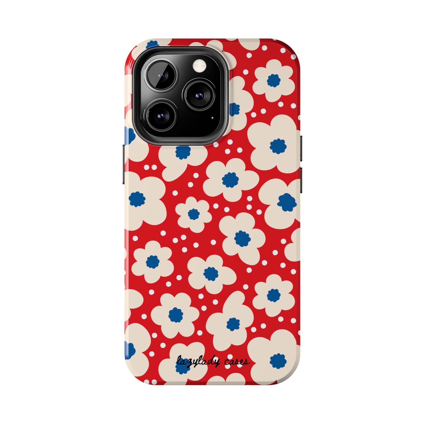 Blossom Floral Tough Phone Case - Durable Protection with Vintage Charm