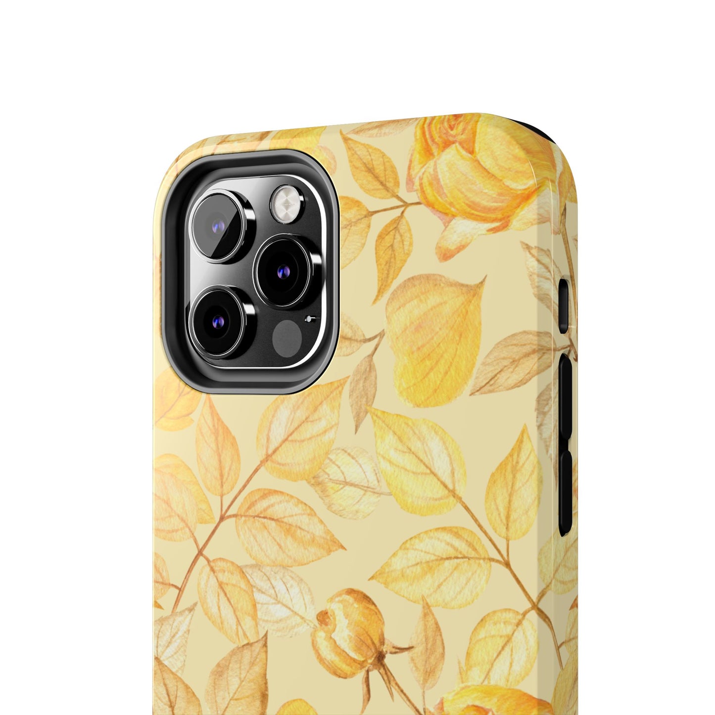 Yellow Dusk Tough Phone Case – Durable Protection with Yellow Roses Design