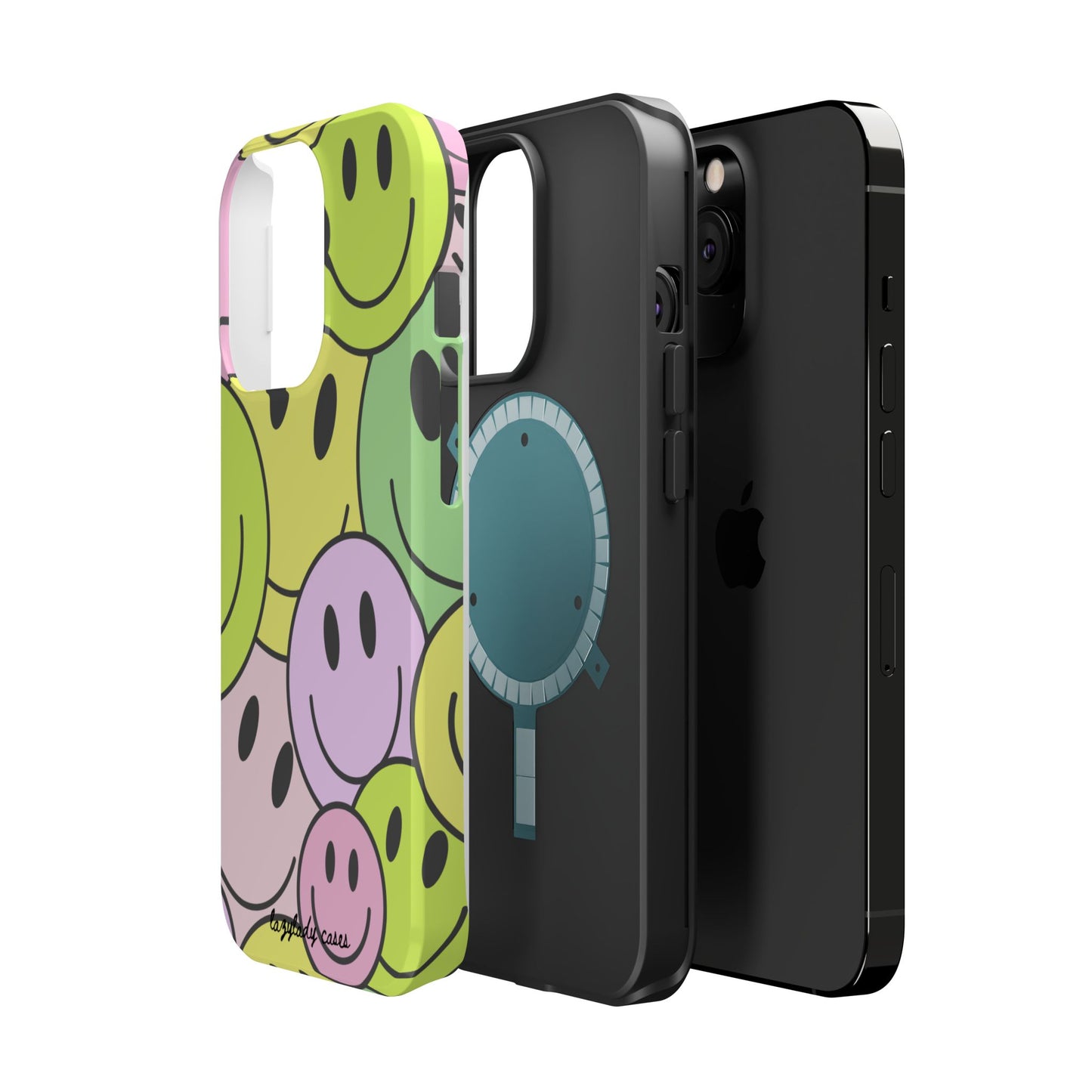 Colorful Smiley Face Magnetic Tough Case for Fun-Loving Individuals
