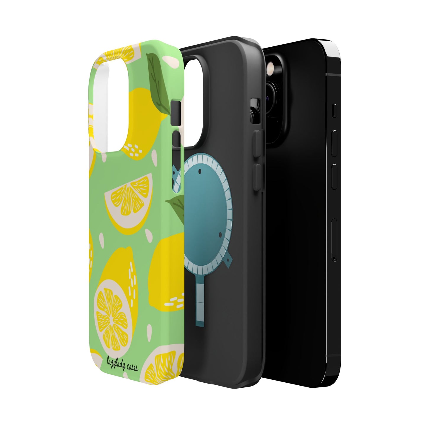 Lemonade Vibe Magnetic Phone Case - Bright Citrus Design for Summer Fun