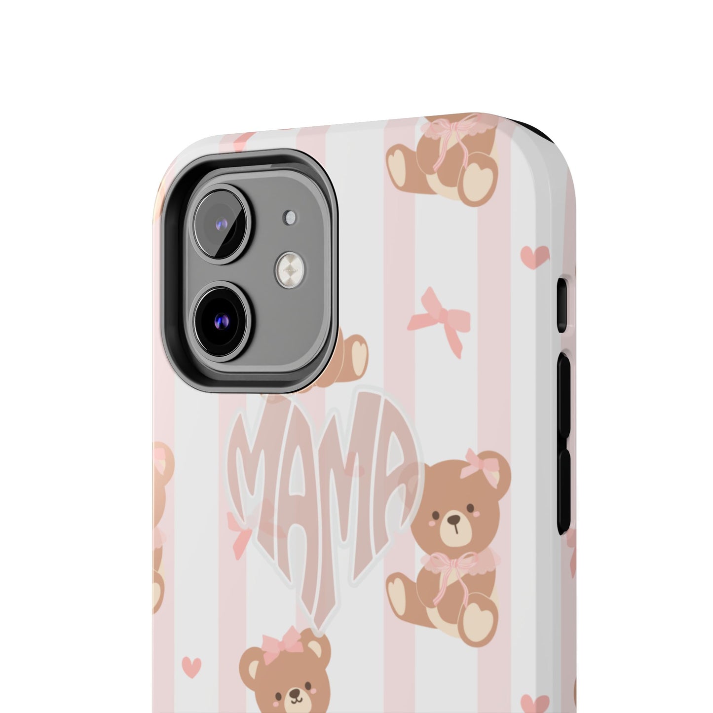 Cute Bear Mama Phone Case - Stylish Tough Case for Moms