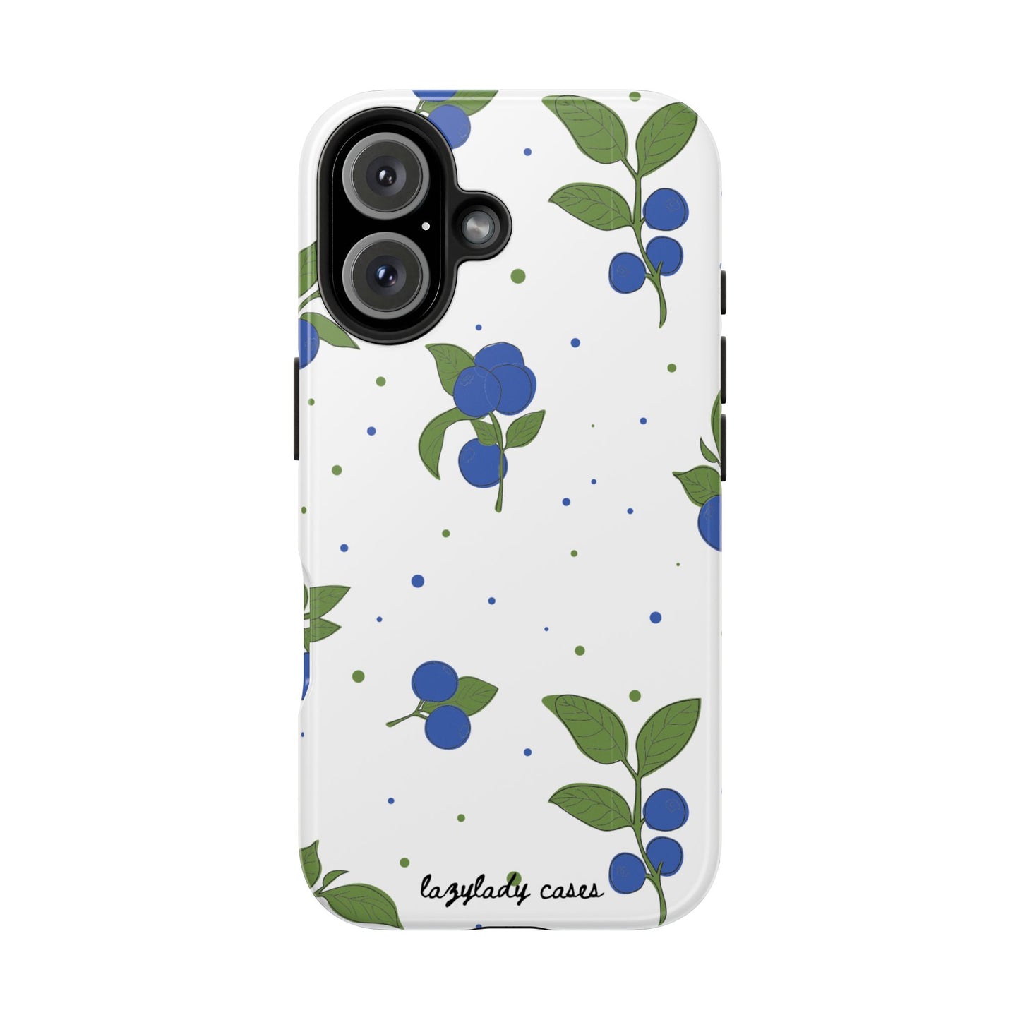 Blueberry Tough Phone Case - Durable Berry Design for Everyday Protection