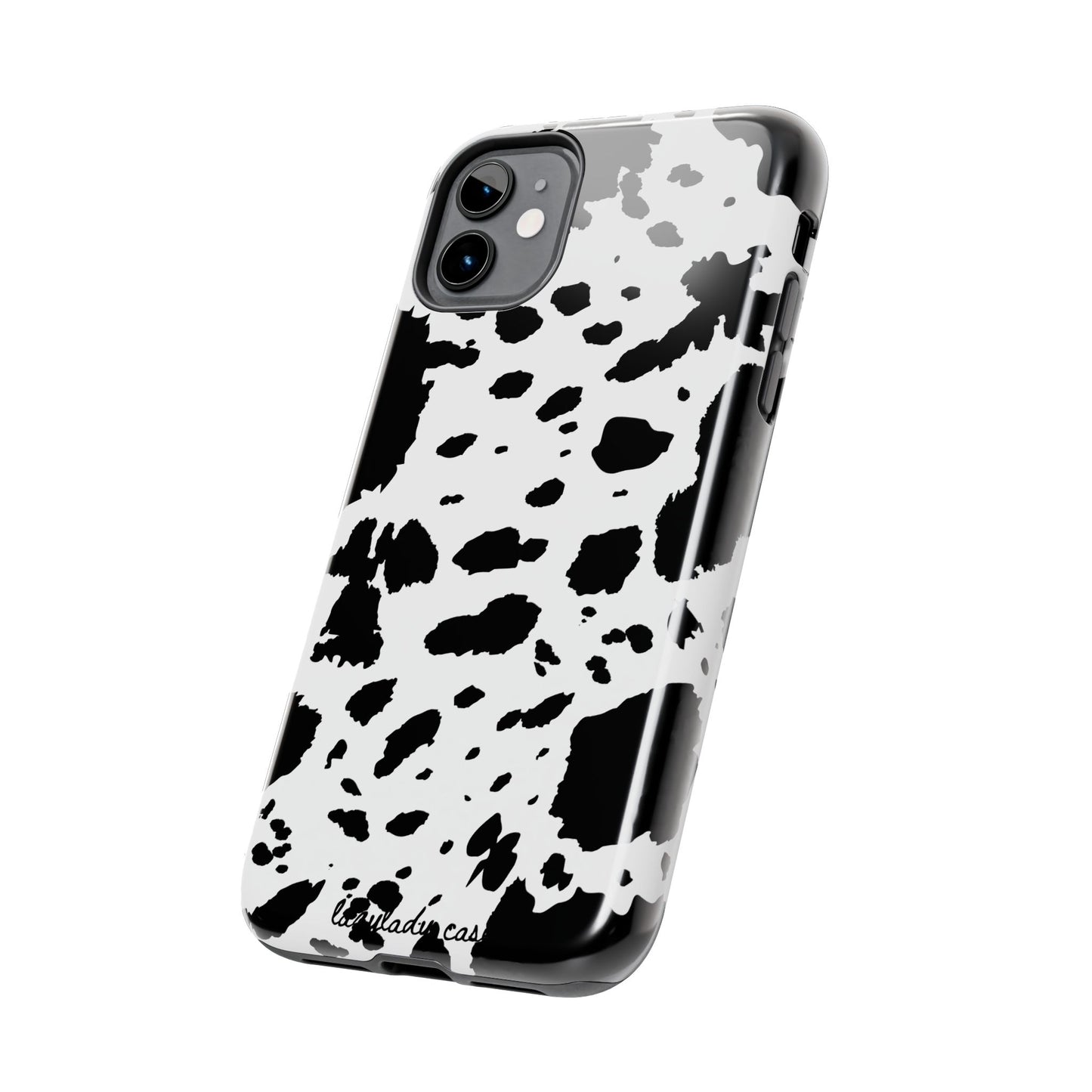 Stylish Cow Print Tough Phone Case | Durable & Trendy Accessory