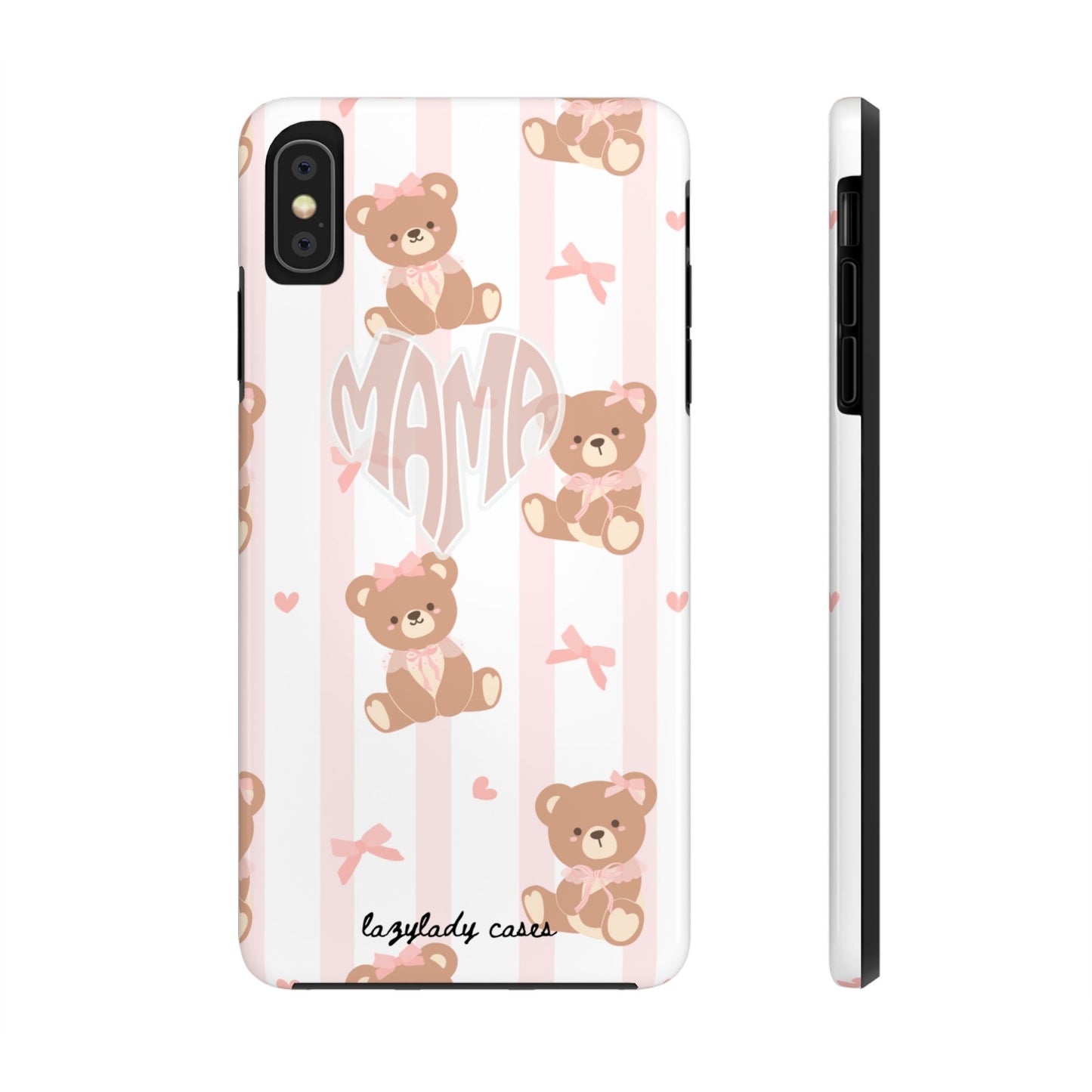 Cute Bear Mama Phone Case - Stylish Tough Case for Moms
