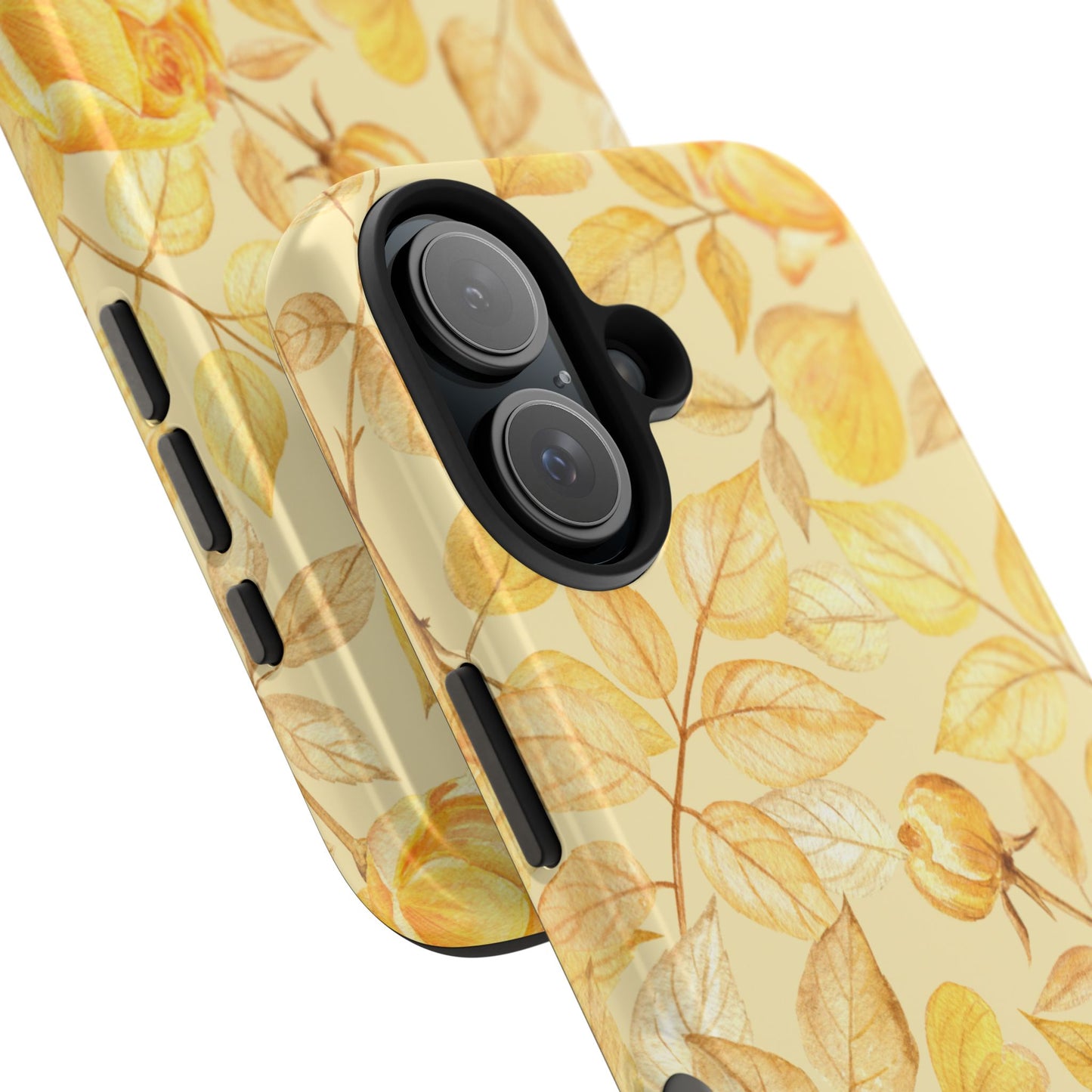 Yellow Dusk Tough Phone Case – Durable Protection with Yellow Roses Design
