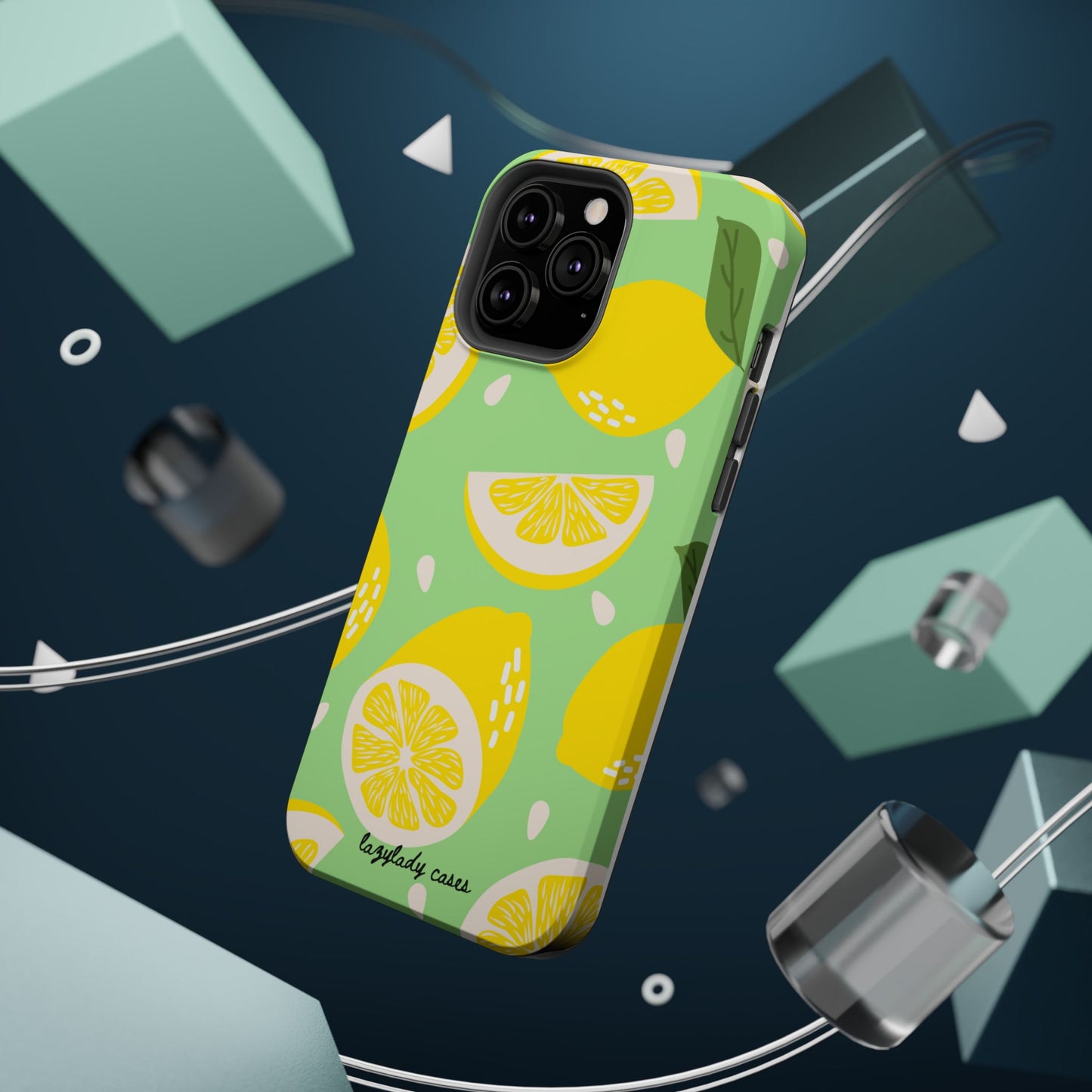 Lemonade Vibe Magnetic Phone Case - Bright Citrus Design for Summer Fun