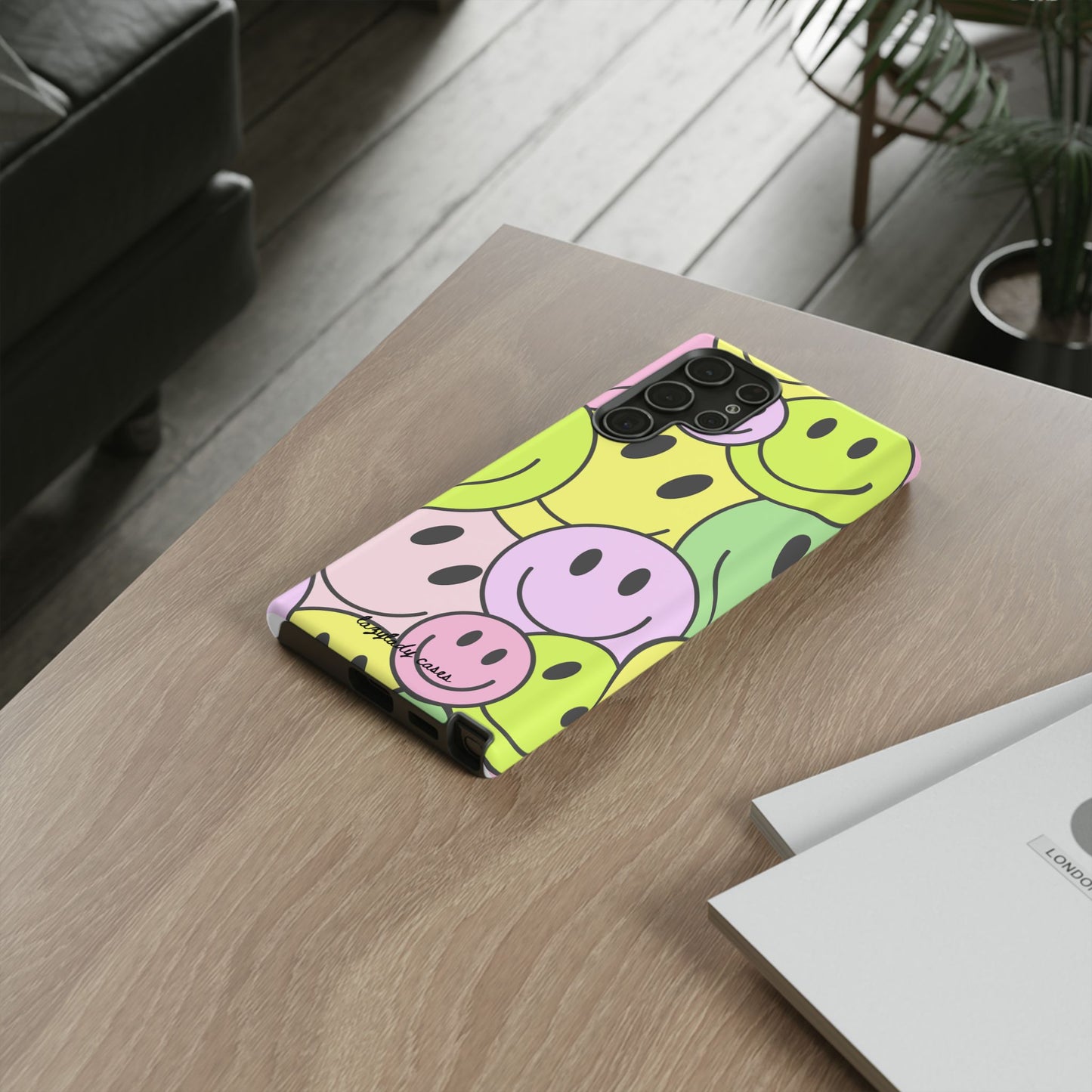 Colorful Smile Face Phone Case - Tough Protection & Fun Design