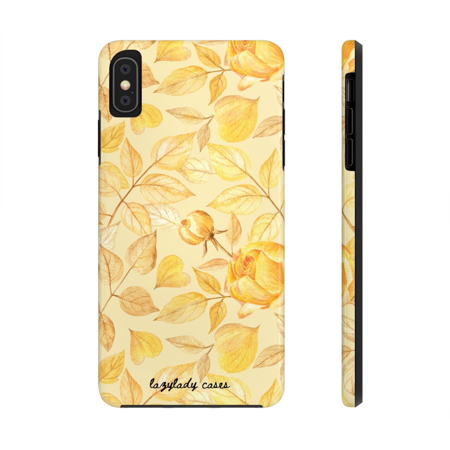Yellow Dusk Tough Phone Case – Durable Protection with Yellow Roses Design