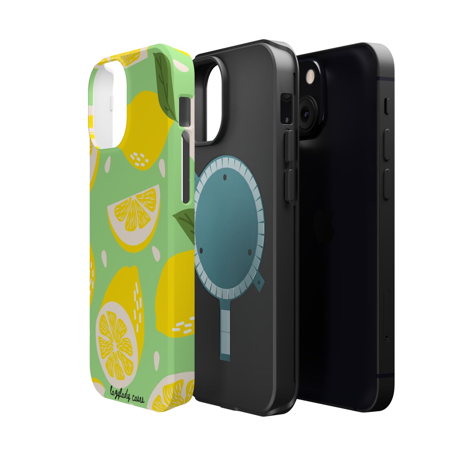 Lemonade Vibe Magnetic Phone Case - Bright Citrus Design for Summer Fun