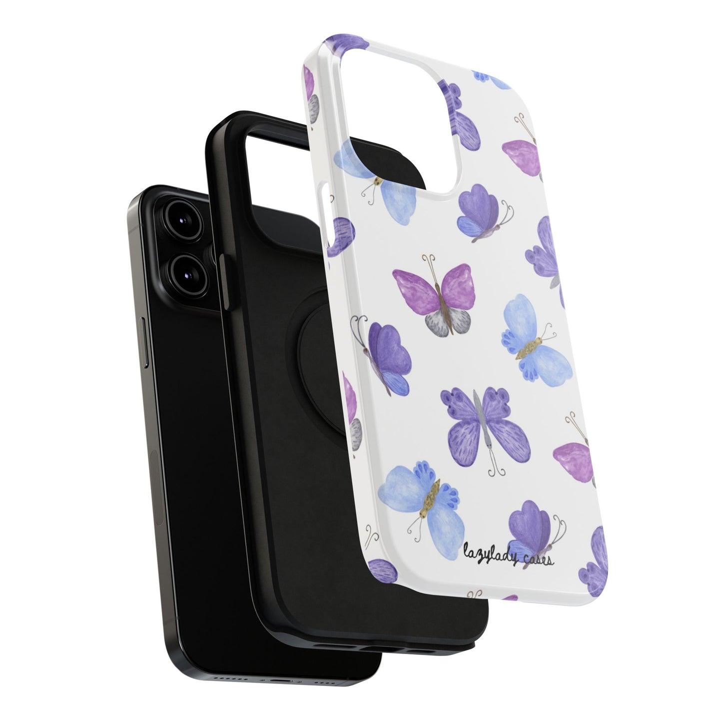 Butterfly Impact-Resistant Phone Case - Stylish & Durable Protection