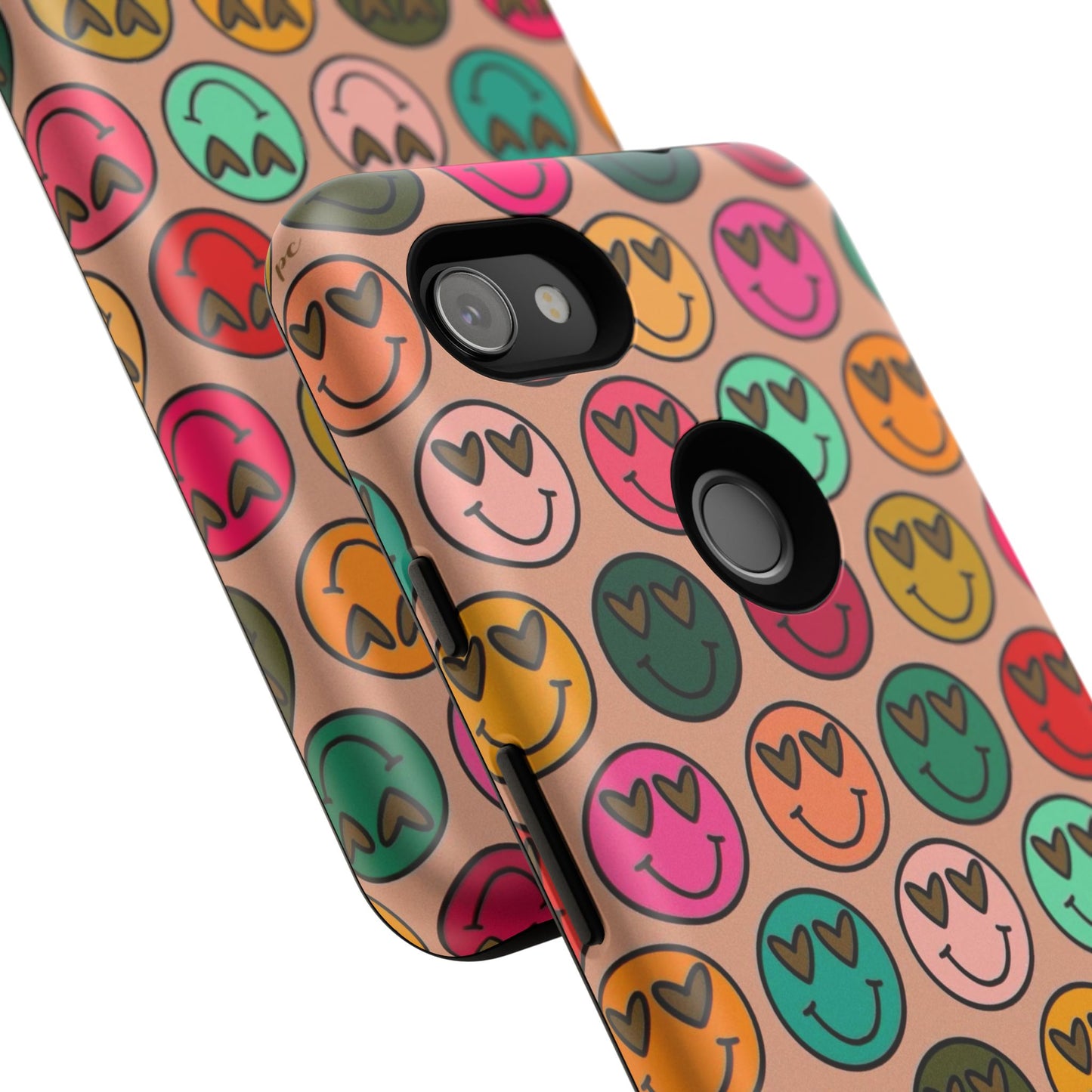 Colorful Smiley Phone Case | Tough Cases, Cute Phone Cover, Happy Vibes, Gift for Friends, Fun Phone Accessory
