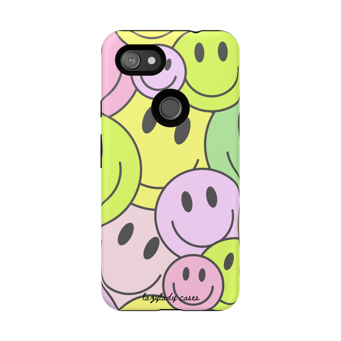 Colorful Smile Face Phone Case - Tough Protection & Fun Design