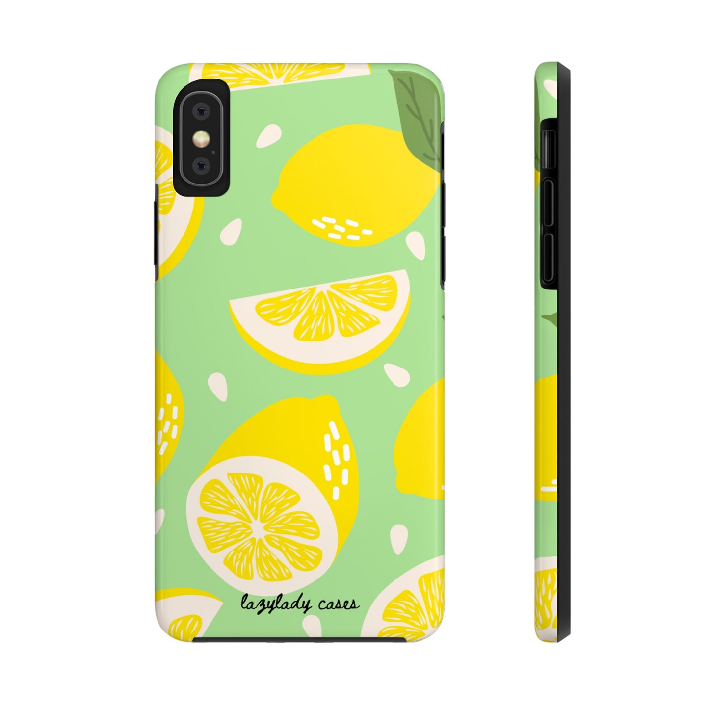 Lemon Slice Tough Phone Case - Vibrant, Durable Protection for Citrus Lovers