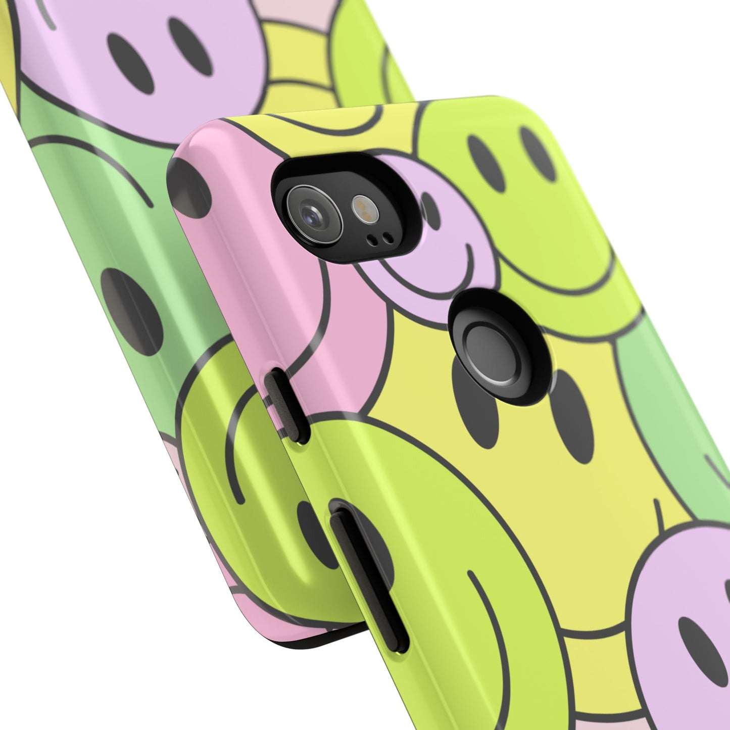 Colorful Smile Face Phone Case - Tough Protection & Fun Design