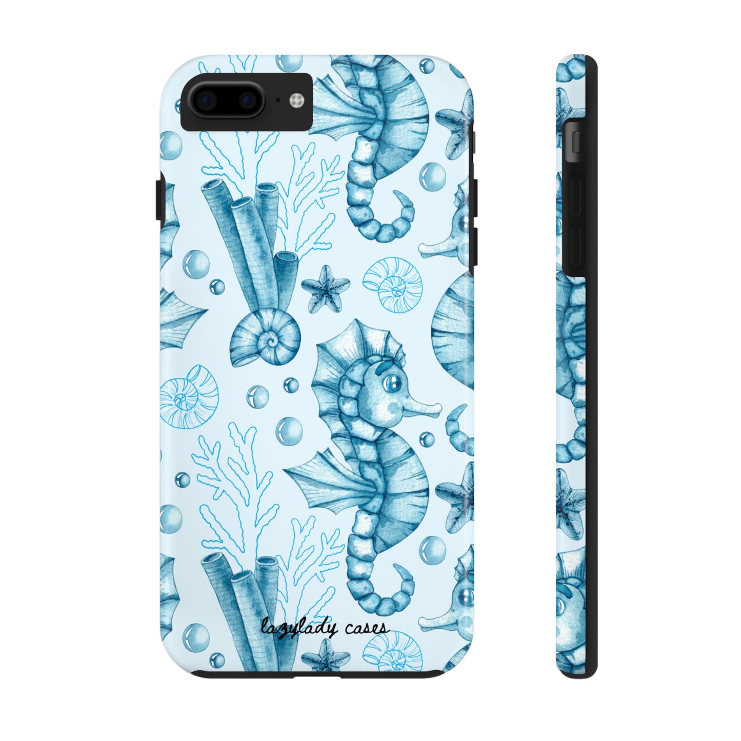 Coastal Seahorse Phone Case - Tough Protection with Beach Vibe