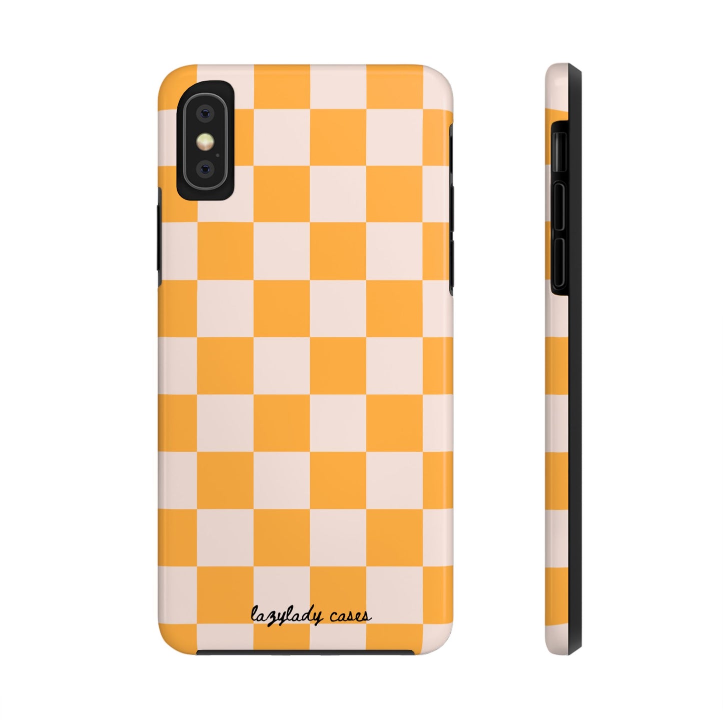 Bright Checkerboard Tough Phone Case - Stylish & Durable Protection